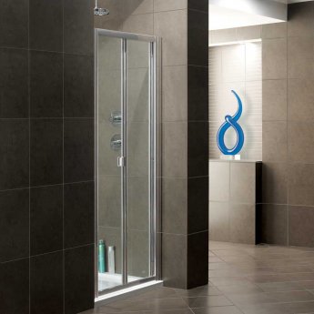 Arley Ralus 6 Bi-Fold Shower Door 700mm Wide - 6mm Glass