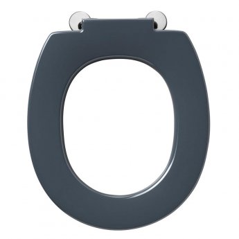 Armitage Shanks Contour 21 Seat Only With Retaining Buffers - Charcoal