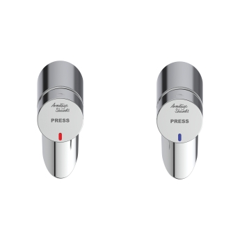Armitage Shanks Avon 21 Self Closing Basin Taps - Pair - Dual Indices | Product Image