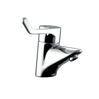 Armitage Shanks Contour 21 Single Lever Sequential Basin Mixer Tap with Flexi Tails - No waste | Product Image