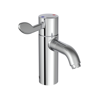 Armitage Shanks Markwik 21 Plus Thermostatic Basin Mixer Tap with Copper Tails - Chrome | Product Image
