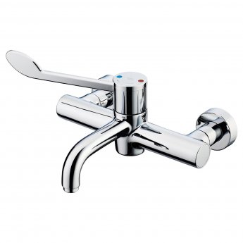 Armitage Shanks Markwik 21 Plus Thermostatic Panel Mounted Basin Mixer Tap with Lever Fixed Spout