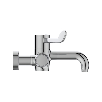 Armitage Shanks Markwik 21 Plus Thermostatic Panel Mounted Basin Mixer Tap with Lever Fixed Spout | Product Image