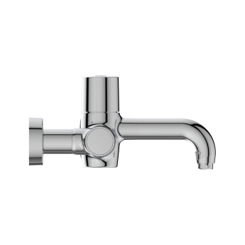 Armitage Shanks Markwik 21 Plus Thermostatic Panel Mounted Basin Mixer Tap with Sensor Fixed Spout | Product Image