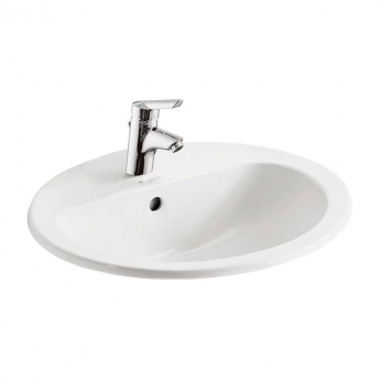 Armitage Shanks Orbit 21 Countertop Basin with Overflow 550mm Wide - 1 Tap Hole