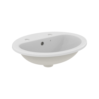 Armitage Shanks Orbit 21 Countertop Basin with Overflow 550mm Wide - 2 Tap Hole | Product Image