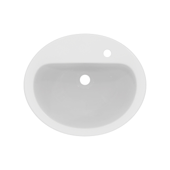 Armitage Shanks Orbit 21 Countertop Basin without Overflow 550mm Wide - 1 RH Tap Hole | Product Image