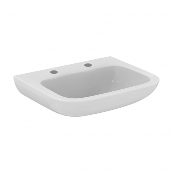 Armitage Shanks Portman 21 Wall Hung Basin with Overflow 600mm Wide - 2 Tap Hole