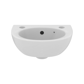 Armitage Shanks Sandringham 21 Wall Hung Handrinse Basin with Overflow 350mm Wide - 2 Tap Hole | Product Image