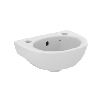 Armitage Shanks Sandringham 21 Wall Hung Handrinse Basin with Overflow 350mm Wide - 2 Tap Hole | Product Image