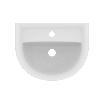 Armitage Shanks Sandringham 21 Wall Hung Basin 450mm Wide - 1 Tap Hole | Product Image