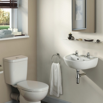 Armitage Shanks Sandringham 21 Wall Hung Basin 450mm Wide - 2 Tap Hole | Product Image
