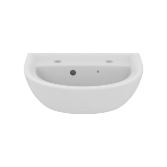 Armitage Shanks Sandringham 21 Wall Hung Basin 450mm Wide - 2 Tap Hole | Product Image