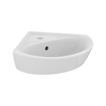 Armitage Shanks Sandringham 21 Wall Hung Corner Basin 480mm Wide - 1 Tap Hole | Product Image
