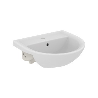 Armitage Shanks Sandringham 21 Semi-Recessed Basin 500mm Wide - 1 Tap Hole | Product Image