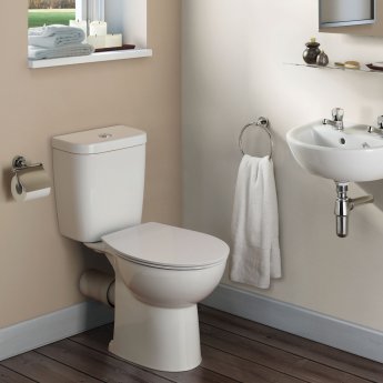 Armitage Shanks Sandringham 21 Close Coupled Toilet with 4/2.6 Litre Cistern - Standard Seat