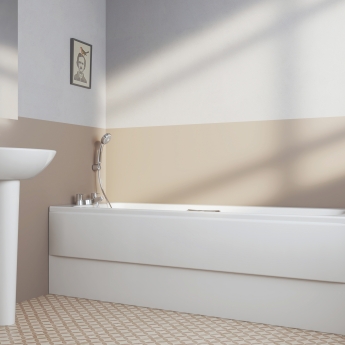 Armitage Shanks Sandringham SL 21 Bath Shower Mixer Tap - Chrome | Product Image