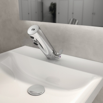 Armitage Shanks Sensorflow E Deck Mounted Basin Mixer Tap with Temperature Control - Battery