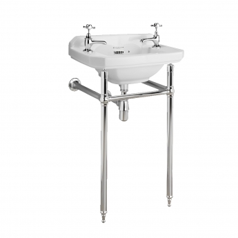 Bayswater Fitzroy Basin with Washstand 515mm Wide 2 Tap Hole