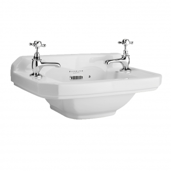 Bayswater Fitzroy Cloakroom Basin 515mm Wide 2 Tap Hole