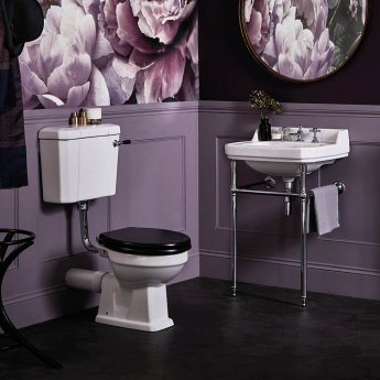 Bayswater Fitzroy Bathroom Suite Low Level Toilet and Basin 560mm - 3TH