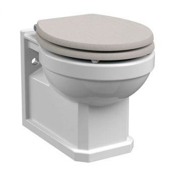 Bayswater Fitzroy Wall Hung WC Toilet Pan 511mm Projection - Excluding Seat