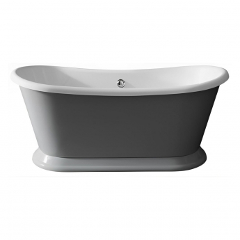 Bayswater Double Ended Freestanding Bath 1700mm x 750mm - Dark Lead