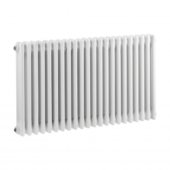 Bayswater Nelson 3-Column Horizontal Radiator 600mm High x 1011mm Wide White