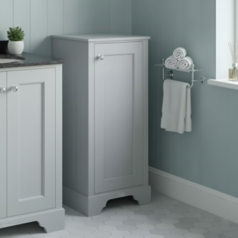 Bayswater Plummett Grey Tall Boy Storage Unit 465mm Wide | Product Image