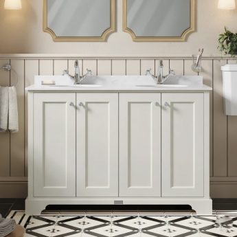 Bayswater Pointing White 4-Door Vanity Unit 1200mm Wide (Excluding Basin) | Product Image