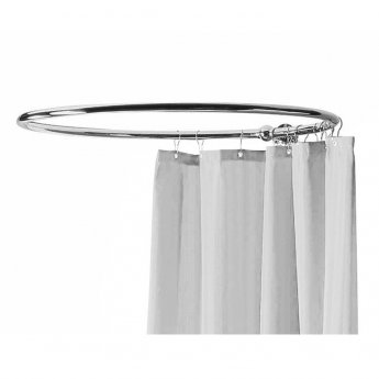 Bayswater Round Shower Curtain Ring Chrome