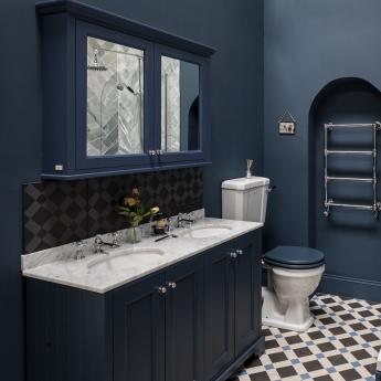 Bayswater Stiffkey Blue Bathroom Cabinet 750mm High x 1050mm Wide