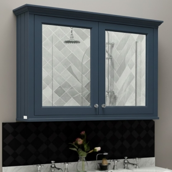Bayswater Stiffkey Blue Bathroom Cabinet 750mm High x 1050mm Wide | Product Image