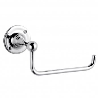 Bayswater Traditional Single Toilet Roll Holder Chrome