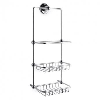 Bayswater Traditional 3-Tier Shower Tidy Chrome