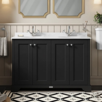 Bayswater Traditional 1200mm 4-Door Floor Standing Vanity Unit | Product Image