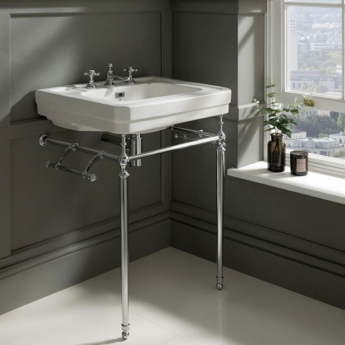 Bayswater Victrion Basin with Wash Stand 640mm Wide - 3 Tap Hole