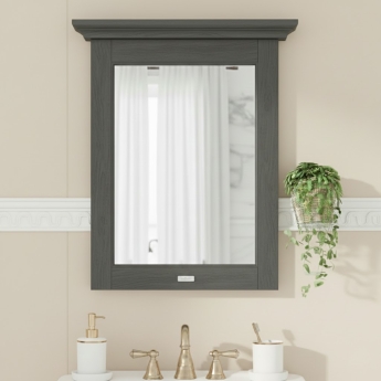Bayswater Victrion Bathroom Mirror 690mm H x 575mm W - Dark Lead | Product Image