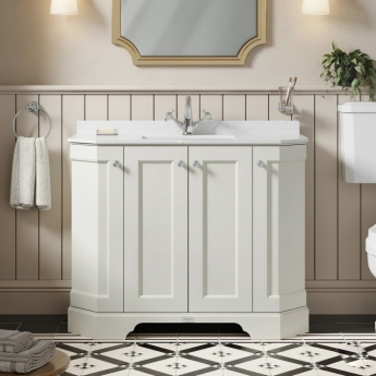 Bayswater Victrion 1000mm 4-Door Floor Standing Vanity Unit | Product Image