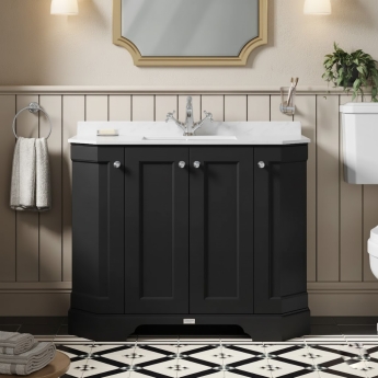 Bayswater Victrion 1000mm 4-Door Floor Standing Vanity Unit | Product Image