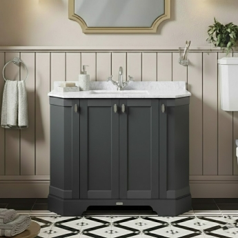 Bayswater Victrion 1000mm 4-Door Floor Standing Vanity Unit | Product Image