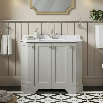Bayswater Victrion 1000mm 4-Door Floor Standing Vanity Unit | Product Image