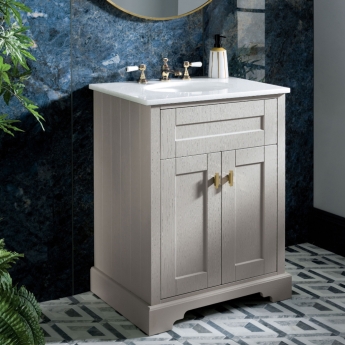 Bayswater Victrion Earl's Grey 2-Door Vanity Unit 620mm Wide (Excluding Basin) | Product Image