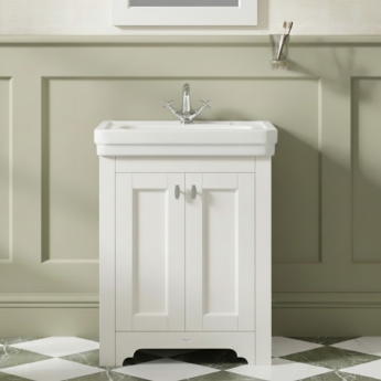 Bayswater Victrion Nimbus White 2-Door Vanity Unit 600mm Wide (Excluding Basin) | Product Image