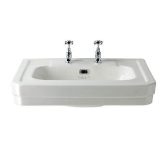 Bayswater Westcott Basin with Full Pedestal 640mm Wide - 2 Tap Hole | Product Image