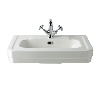 Bayswater Westcott Basin with Full Pedestal - White | Product Image