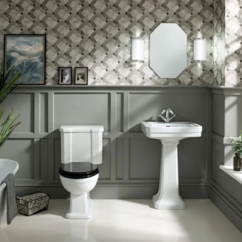 Bayswater Westcott Basin with Full Pedestal 550mm Wide - 1 Tap Hole | Product Image