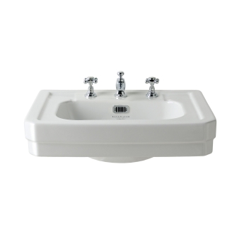 Bayswater Westcott Basin with Frame 550mm Wide - White | Product Image