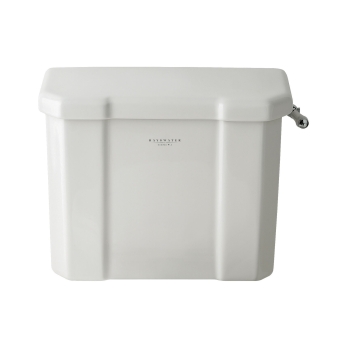 Bayswater Westcott Close Coupled Toilet with Lever Cistern - Soft Close Seat (Brushed Brass Seat Hinges) | Product Image