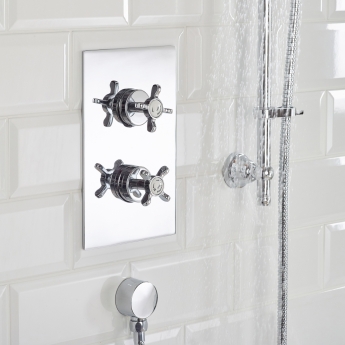 Bristan 1901 Dual Concealed Mixer Shower with Shower Kit